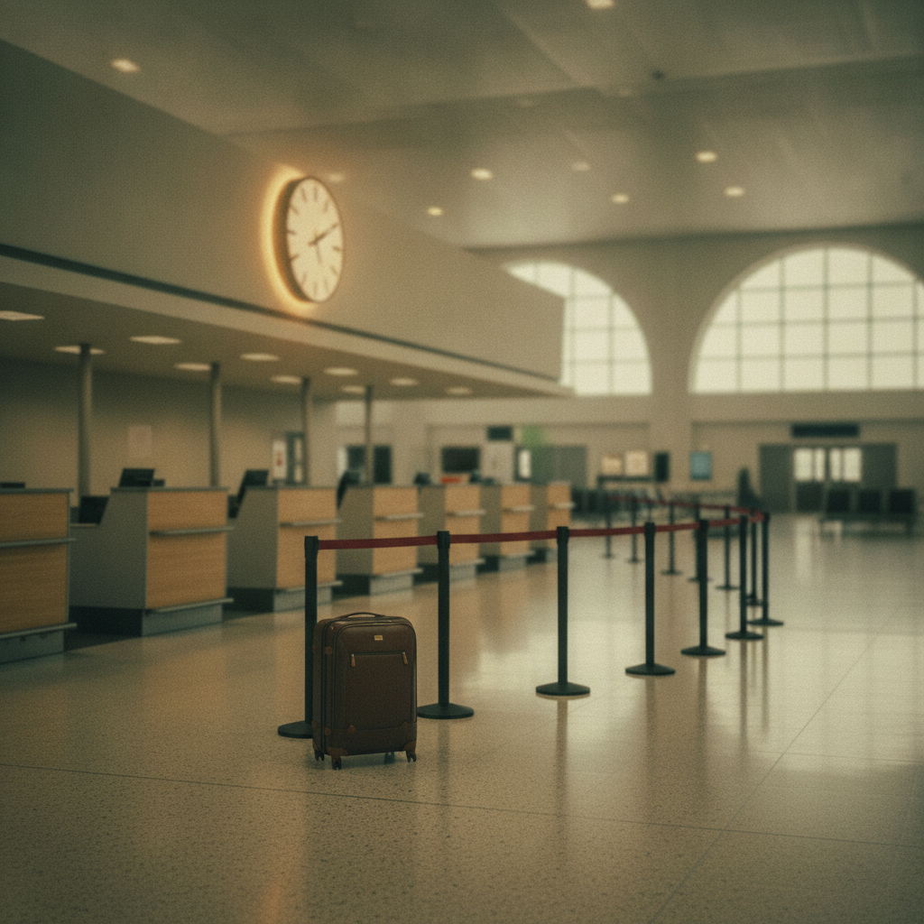 공항 체크인 마감 시간에 늦었어요 — 이제 어떻게 해야 할까요?